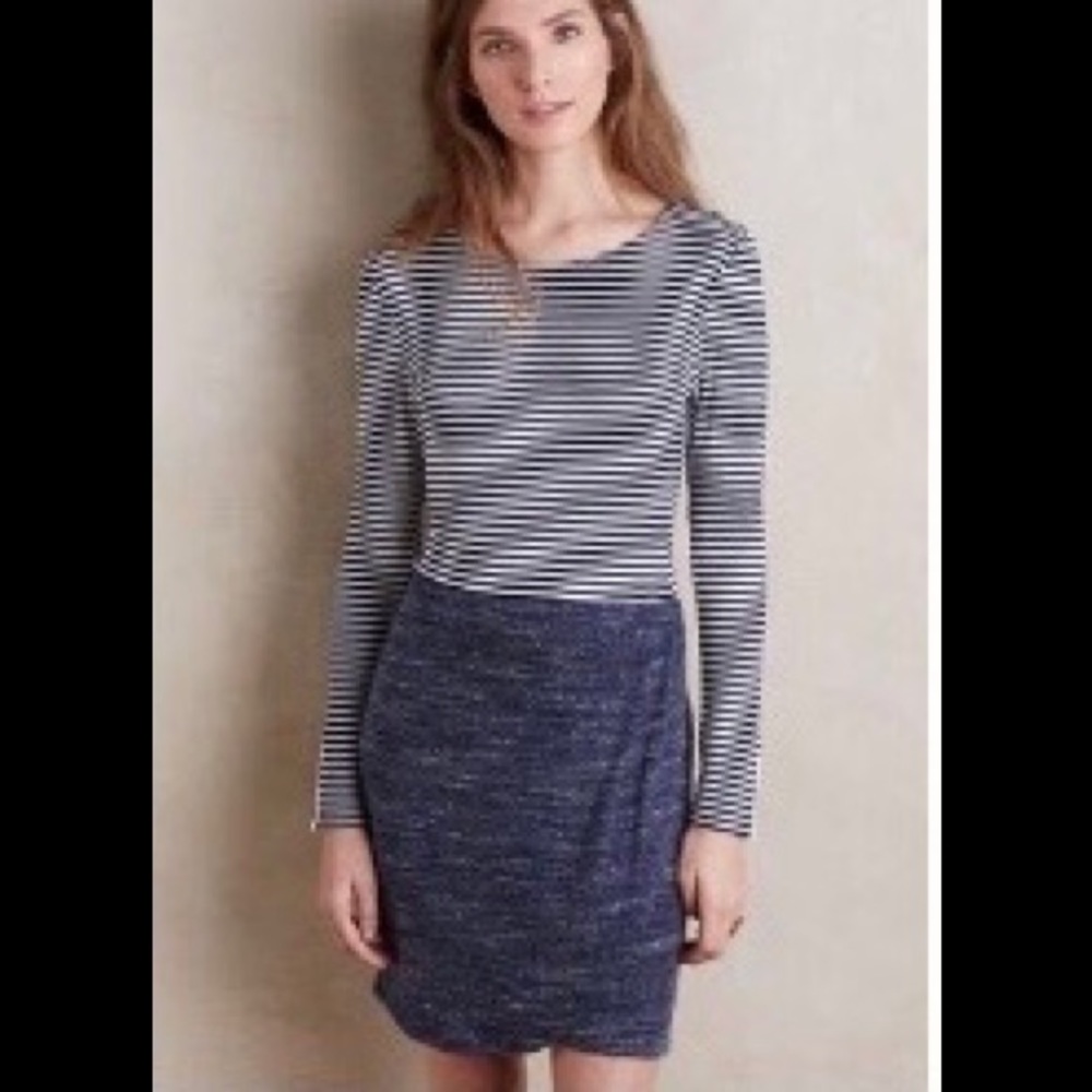 Anthropologie Mixed Stripe Dress